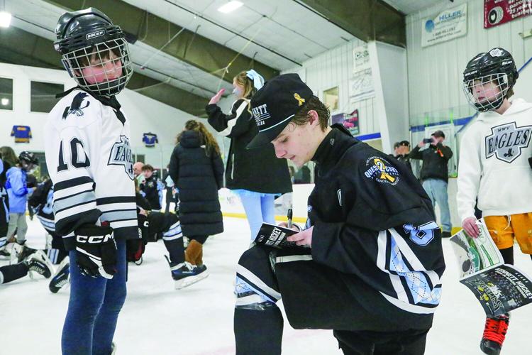 02-14-26 KHS Hockey Fights Cancer skate signing parsons