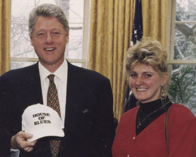donna with clinton