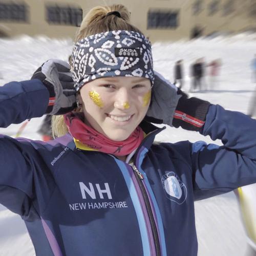 Nordic Tracks - Grace Perley - Eastern High School Championships closeup