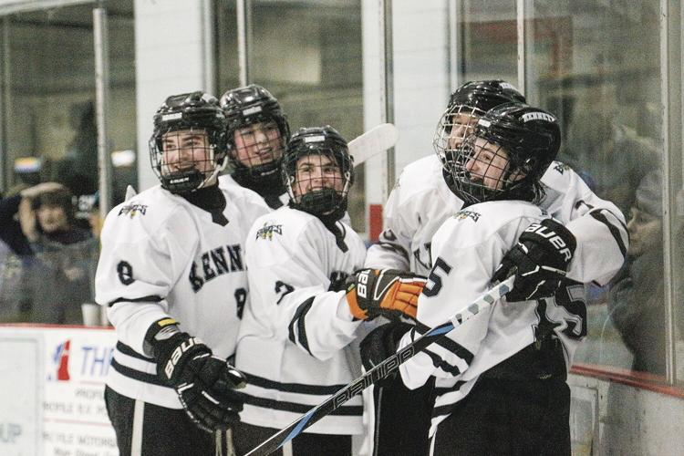 12-18-24 KHS Hockey lopashanski goal 2 hugs 2