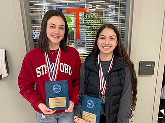 Career Tech students shine - Joce Anzaldi and Kaia Chakravadhanula
