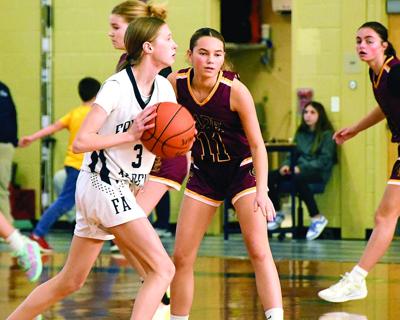 FA Girls Hoop - Presli Knapp passing