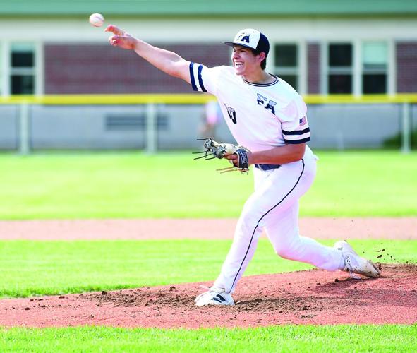 FA Baseball - Playoffs - Brady Chappell pitching