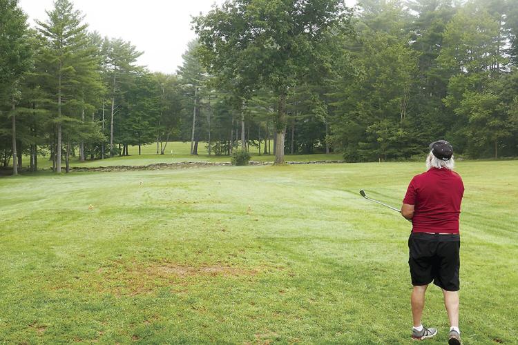 Golf Column - Blackmount Country Club - White Mountain Seniors teeing off