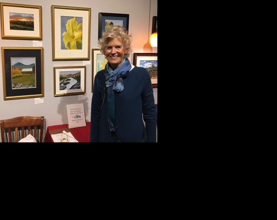 Sarah Eastman with art at The Met