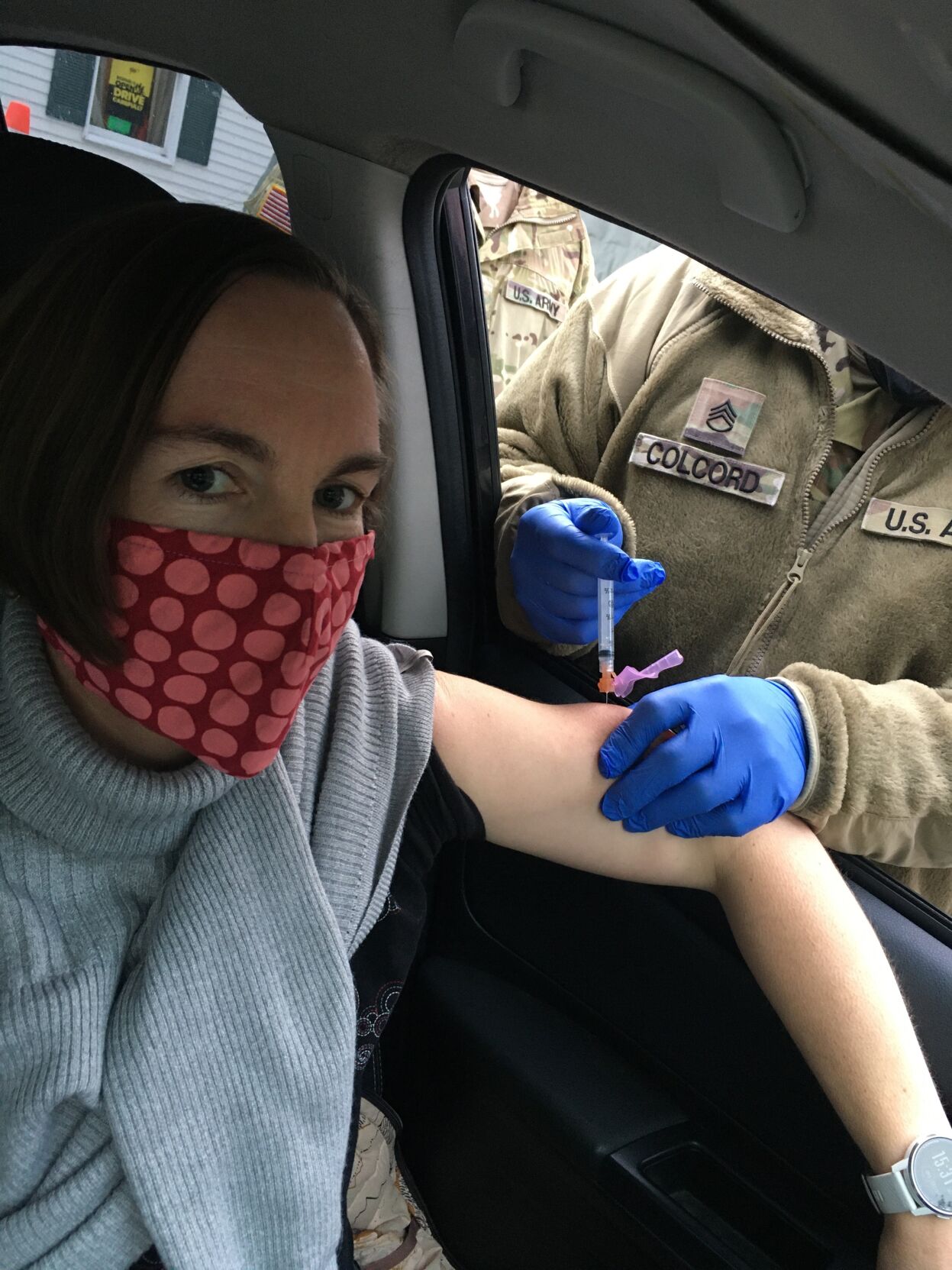 Julie Hill COVID vaccination