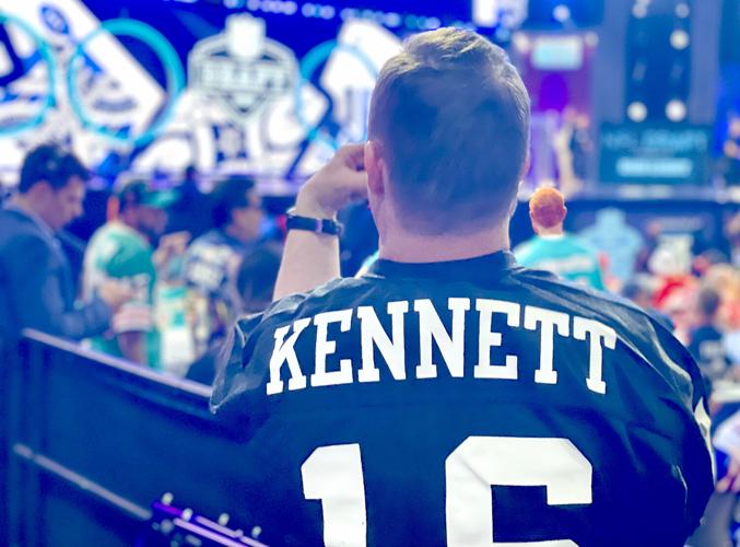 Kelley Jon Scruggs and Dan Ryan in Vegas - KJ No. 16 jersey