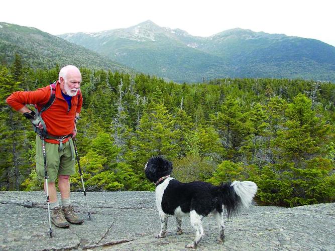 Hiking: Bob Gordon and his Tibetan terrier Champney