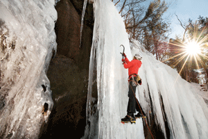 Super weekend for ice climbers