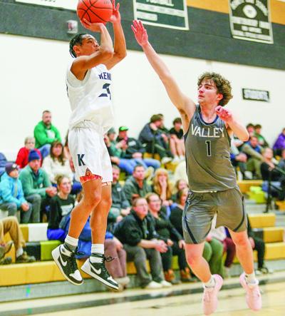KHS Boys Basketball Bo Noung shot