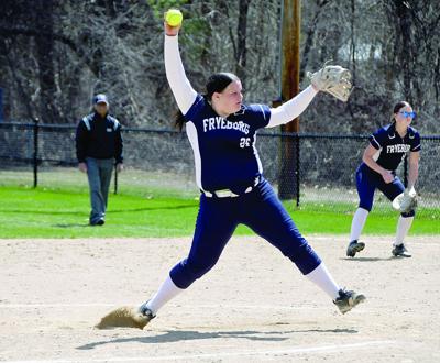 FA Softball - Hannah Murray pitching
