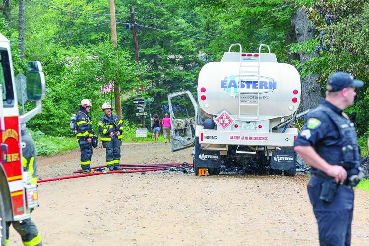 07-17-25 Bartlett Truck Fire semi-wide talking