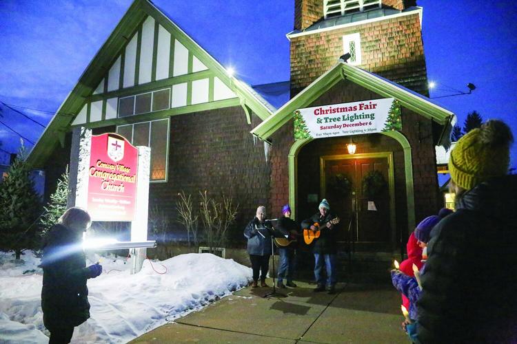 12-06-25 Brown Church Tree Lighting wide before lights