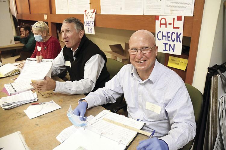 11-12-22 Bartlett voting - Phil Franklin check-in
