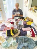 Crochet crafter donates work product to local charity