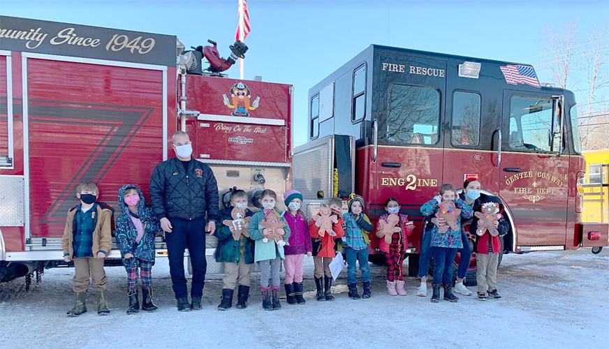 Pine Tree Gingerbread Men - Center Conway Fire Chief Glenn Merrill