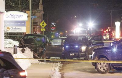 Top Story No. 5: Fryeburg shooting incident - damaged truck