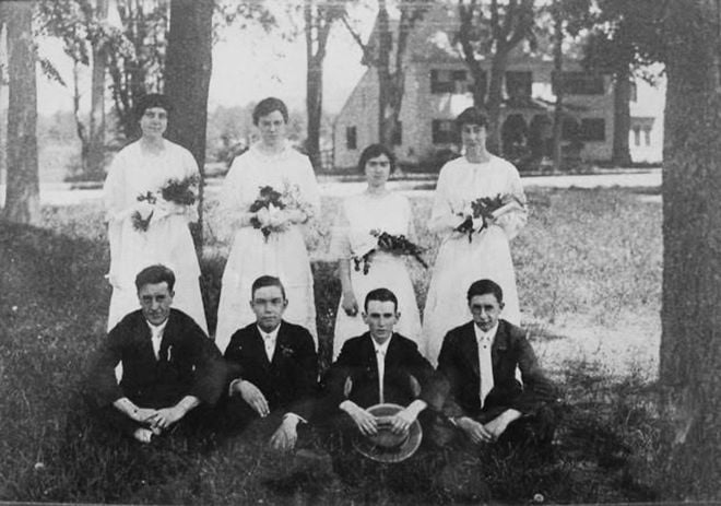 old high school yard