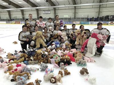 Fifth annual Teddy Bear Toss