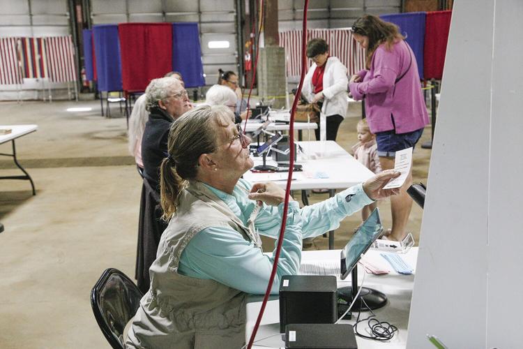 09-10-24 Primary Voting Conway check-in handing slip