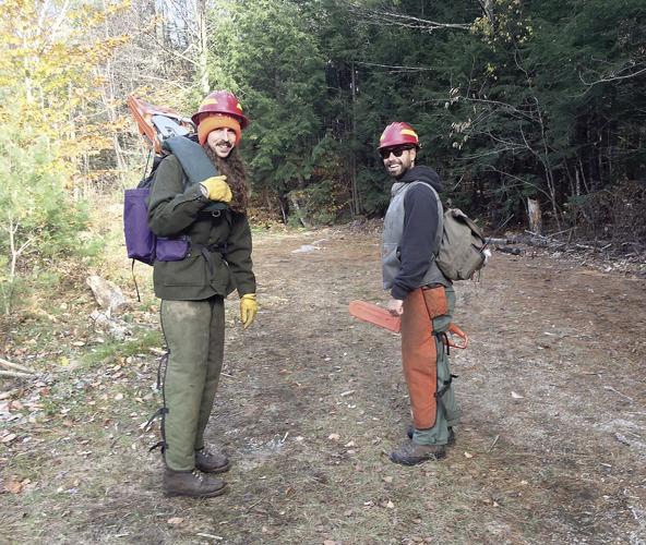 Wheel Fun - members of the White Mountain National Forest's sawyer crew