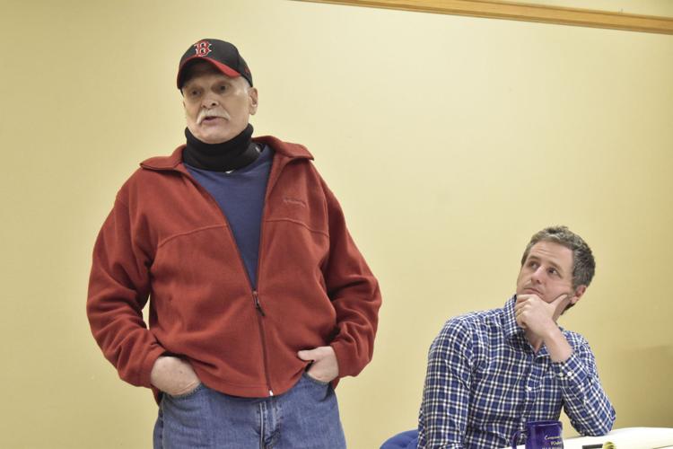 Library trustees Hildebrand and David Page May 3