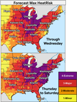 As a major heat wave grips the eastern US, here’s how to stay safe – and the heat stroke warning signs to watch for