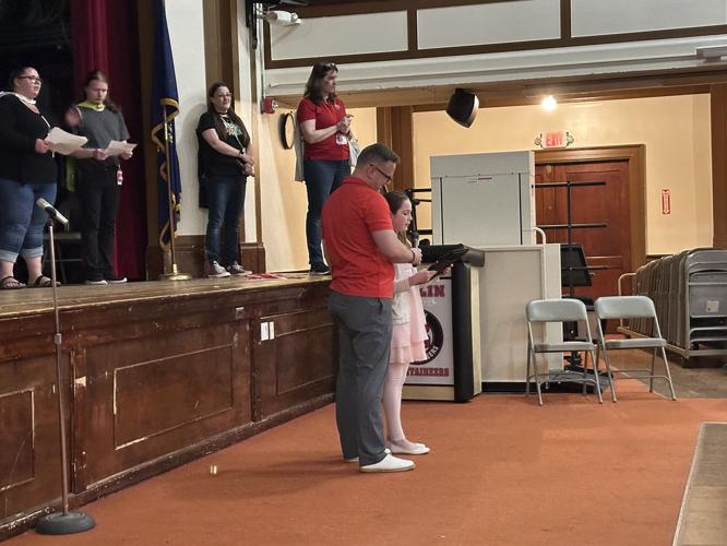 Mayor Robert Cone and his daughter, Caidence