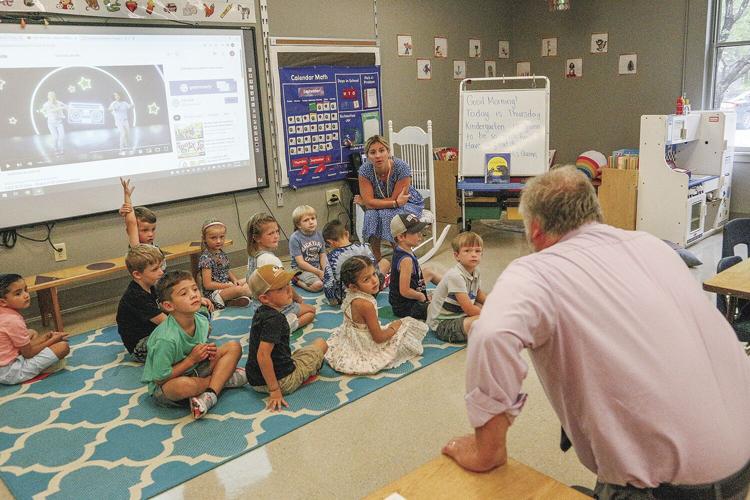 09-01-22 First Day Pine Tree kevin in class wide behind