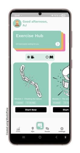 Men can last longer in bed with the help of a new smartphone app, say scientists