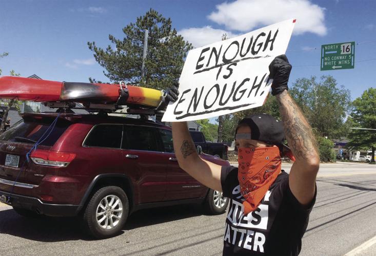 John Sparks at protest in Conway.jpg
