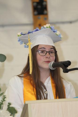 Summa cum laude graduate Elizabeth Roberge