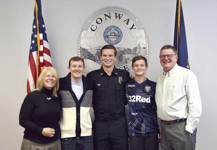 Conway police - Camden Clark sworn in