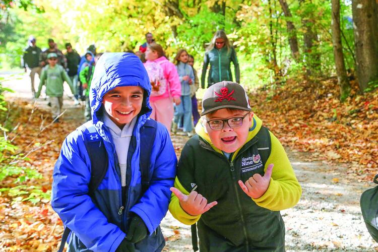 10-07-26 Conway El Walk to School pair silly