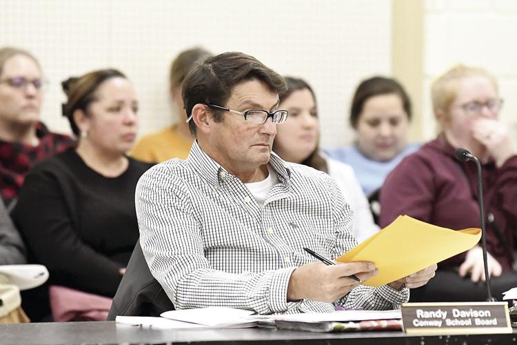 Conway School Board - poposed budget - Randy Davison