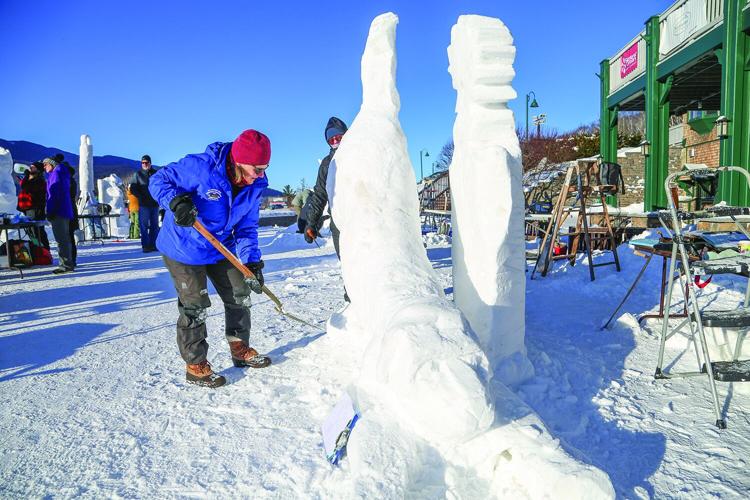 01-31-26 Snow Sculpting medium downward dog