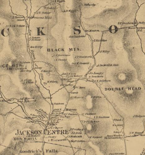 jackson village 1861 map