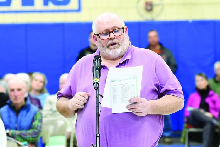 Bartlett School Meeting - Sean McCarthy close up