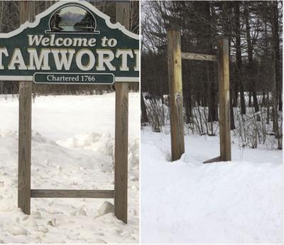 Welcome to Tamworth sign
