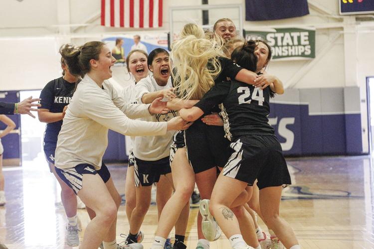 03-12-23 KHS WBB hug after win best