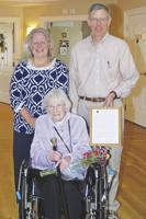 Ulitz receives the Tamworth Boston Post Cane