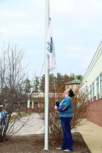 04-10-26 Memorial Donor Flag Raising flag 2