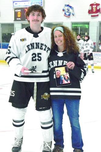 KHS Hockey - senior night - Connor Wiggin