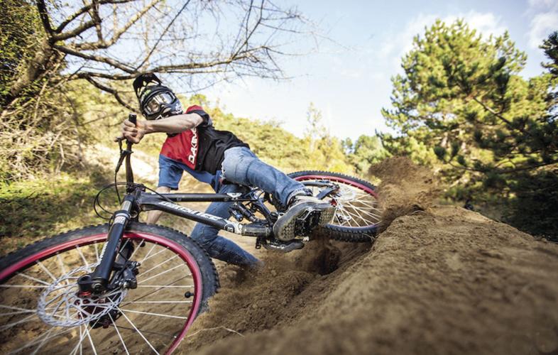 Wheel Family Fun - skidding bike