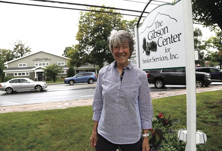 Marianne Jackson outside Gibson Center