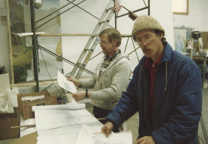 NH-Heritage mural- Ernie/Veikko