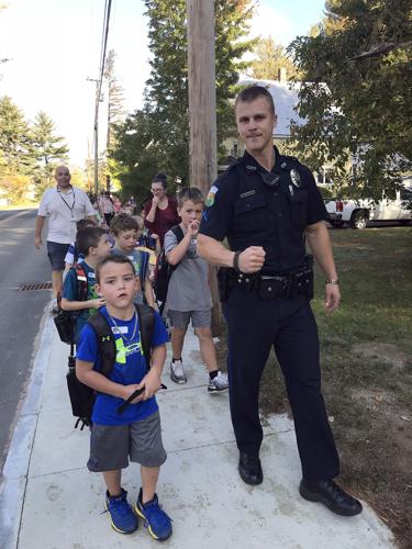Pine Tree Walk to School Day