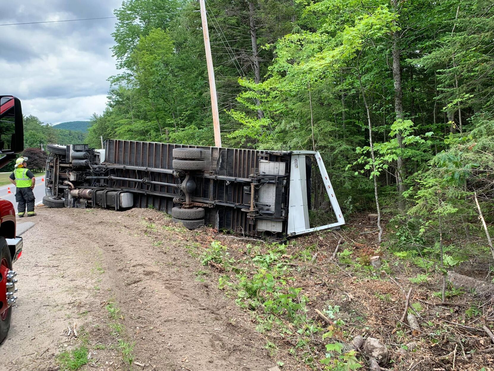 Box truck accident on Route 16 injures driver - Vimarsana News