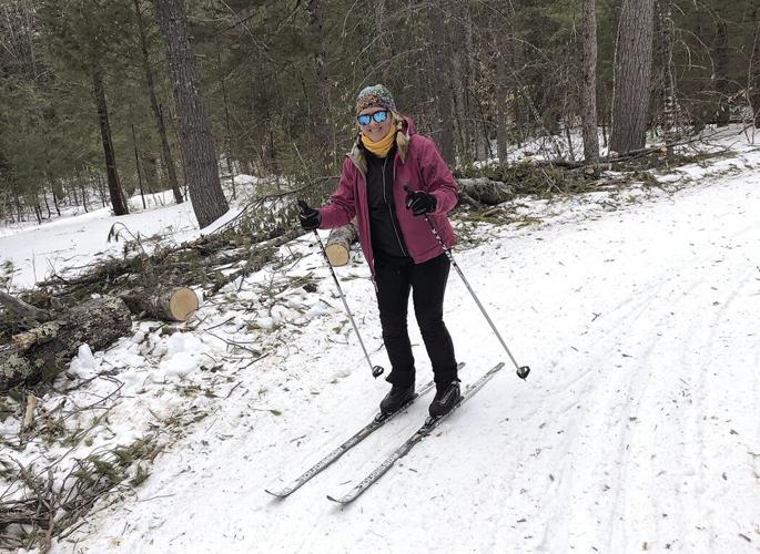 VV- Jeanie E. Ryan skiing at Bear Notch