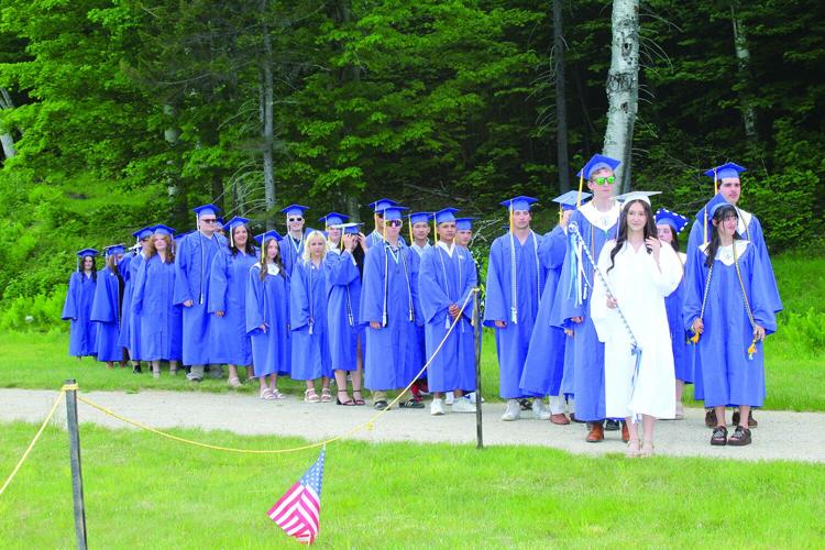 GHS graduation - seniors line up .JPG